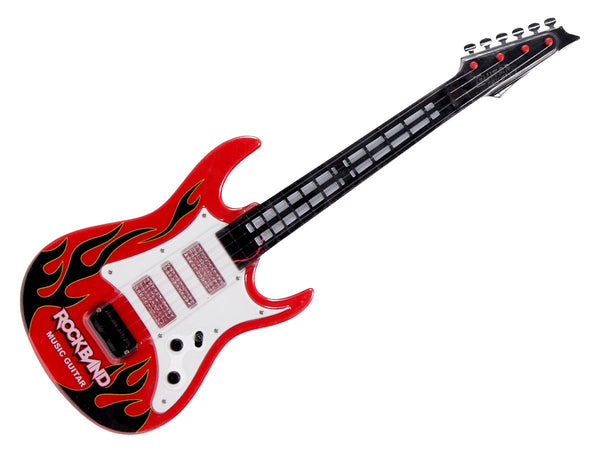 Kinder E-Gitarre mit Licht & Sound 8520 Musikinstrument Rock Gitarre Spielzeug von Alsino