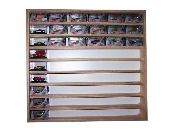 V84 Sammlervitrine Holz / 115 cm x 84 cm x 6 cm Fächer 14
