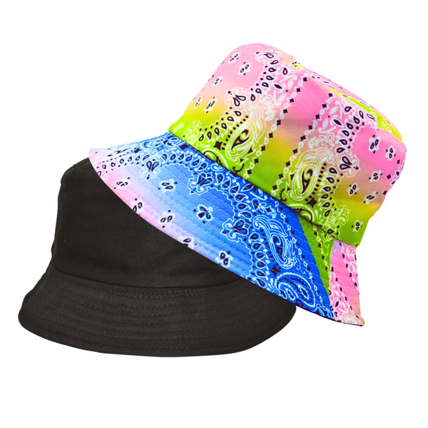 Anglerhut Fischerhut Sonnenhut Bucket Hat Hut Reversibel Freizeithut Outdoor Wende-Hut Sommermütze Herbst Camping Reisen Wandern - für Damen Herren Kinder