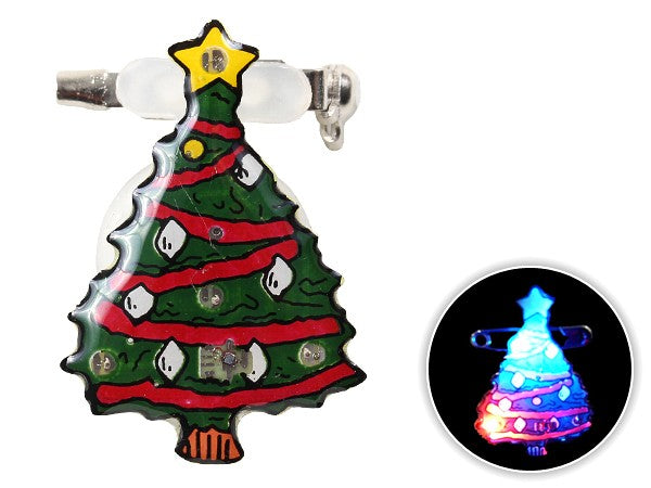 Blinki Anstecker Blinky Brosche Pin Button Weihnachtsbaum 61