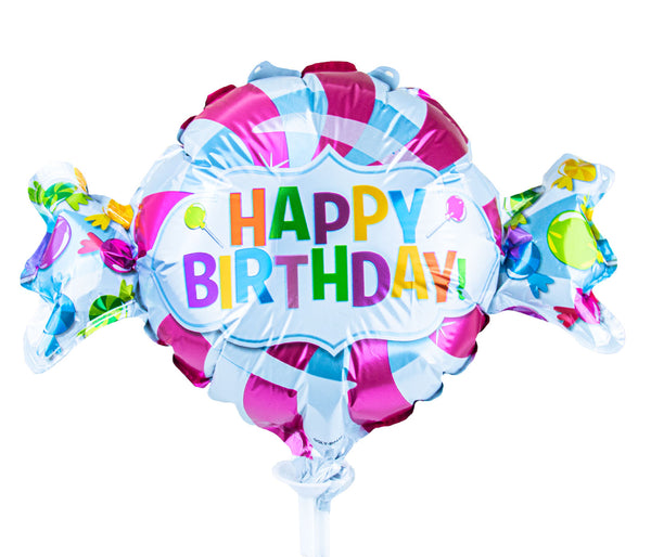 Folienballon-Happy Birthday Bonbon Geburtstagfeier Geschenkidee Dekoration Accessoire