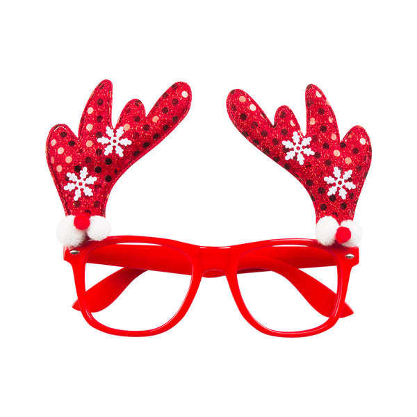 Lustige Weihnachts Rentier Brille Weihnachten - X-Mas  Accessoire für Erwachsene