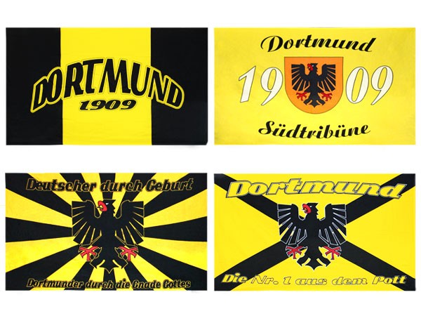 Dortmund Fahne Meisterfahne Flagge Dortmundfahne Hissfahne Zimmerfahne