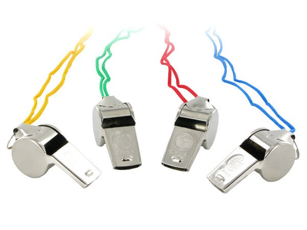 Trillerpfeife Schiedsrichterpfeife Pfeife Fußballpfeife Schrilltonpfeife Metall