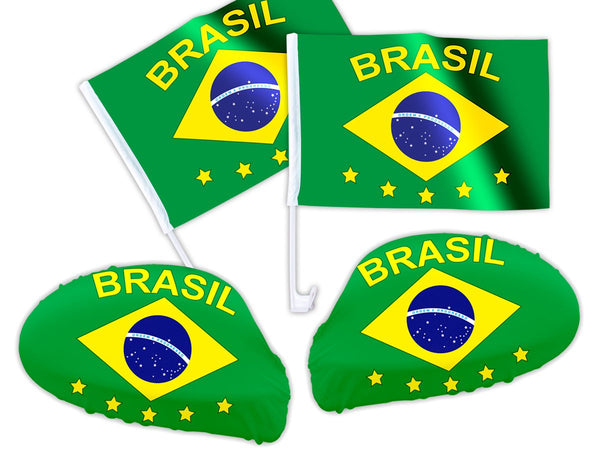 Auto Fanset 4-teilig Brasilien