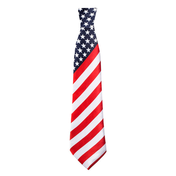 Krawatte USA Flagge in den Farben Rot, Blau, Weiß - geeignet für den Unabhängigkeitstag