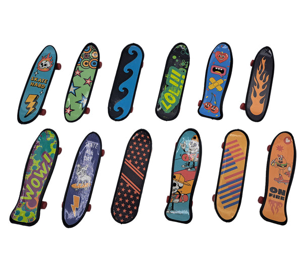 Finger Skateboard Mini Set Fingerskateboard klein Hand Skateboards - rutschfestes Deck, kreatives Spielen Geschenkidee