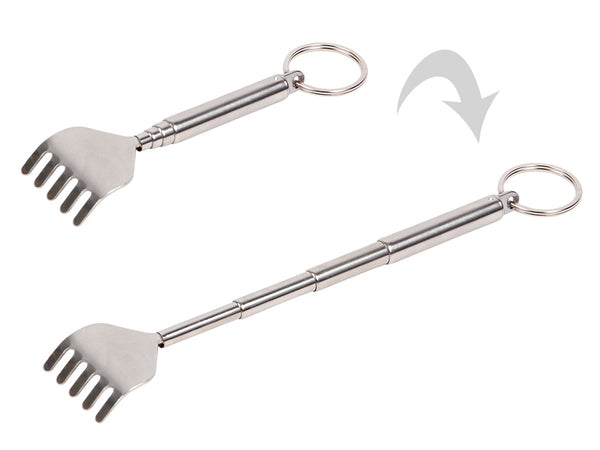 Mini Rückenkratzer Schlüsselanhänger Kratzhand