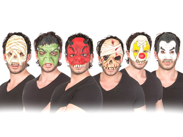 Halloween Horrormaske als Halbmaske