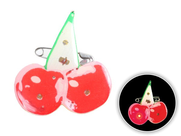 Blinki Anstecker Blinky Brosche Pin Button Kirschen 94