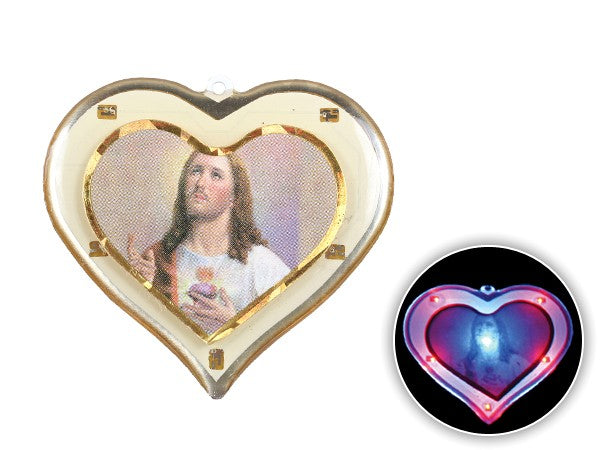 Blinki Anstecker Blinky Brosche Pin Button Jesus im Herz 76