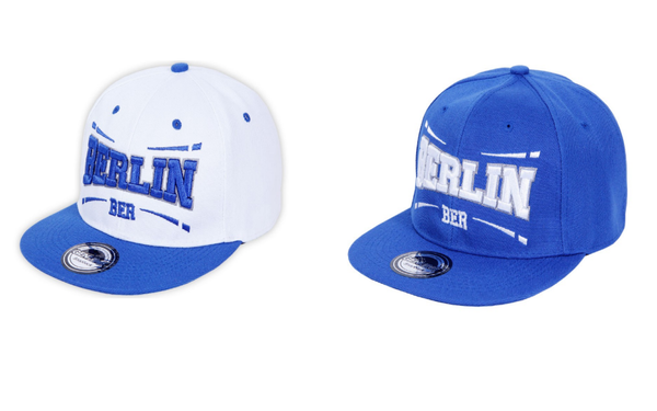 Berlin Snapback Basecap Baseball Mütze Käppi Cap Cappy Schirmmütze - flacher Schirm