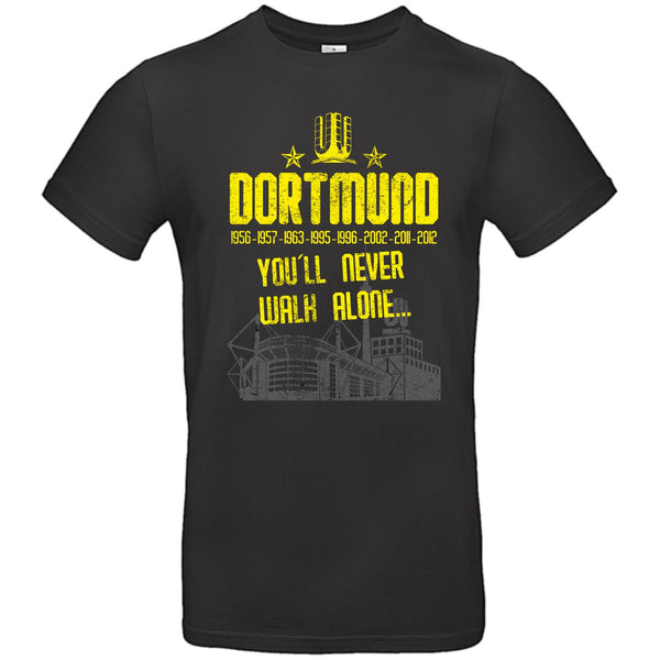 Herren T-Shirt Dortmund "You'll Never Walk Alone"