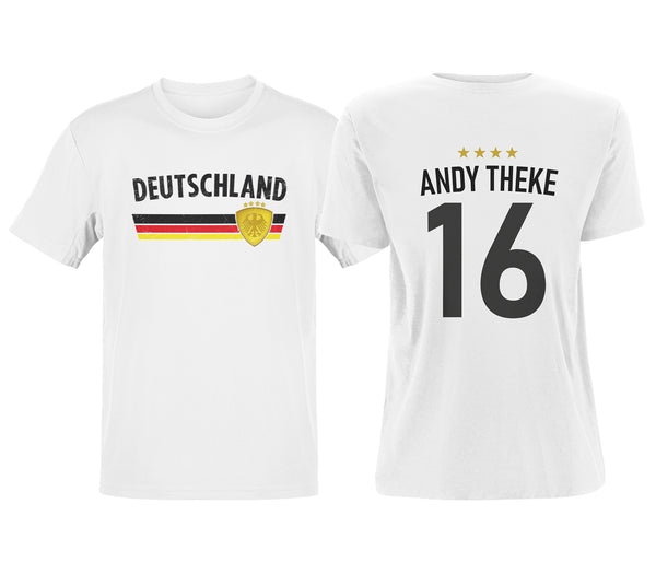 Alsino Deutschland Trikot Lustiger Name Wunschzahl Spruch Mallorca Party Fußball EM WM Gruppen Shirt T-Shirt