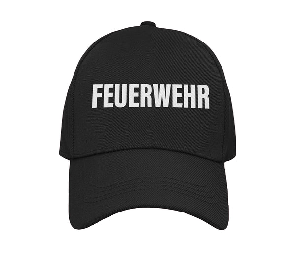 Basecap Mütze – Polizei, Feuerwehr, Security & Ordner  – Trucker-Cap in Rot, Navy & Schwarz – verstellbare Kappe für Herren & Damen – Arbeitskleidung & Team Cap