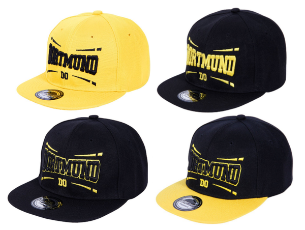 Dortmund Snapback Basecap Baseball Mütze Käppi Cap Cappy Schirmmütze - flacher Schirm