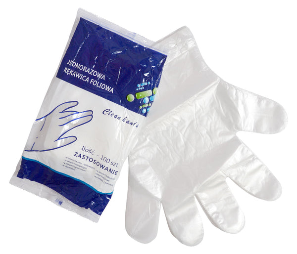 Einweghandschuhe puderfrei Vinylhandschuhe transparent, Einweghandschuhe Hygiene 100 Stück