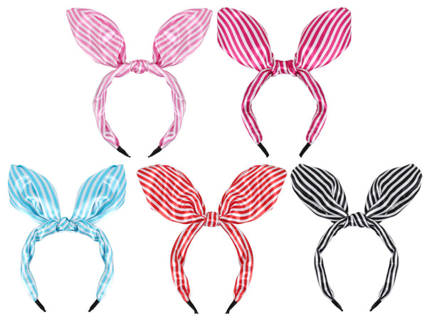 Haarreifen Haarschmuck Bunny Schleifen mit Muster