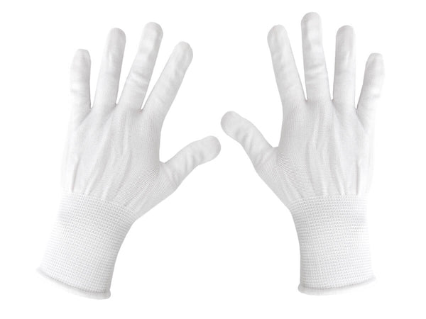 Handschuhe weiß kurz Gloves Stoffhandschuhe Schutz