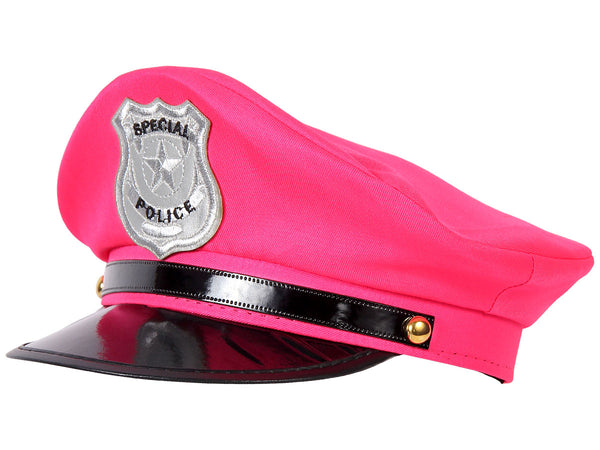 Polizeimütze für Erwachsene in pink