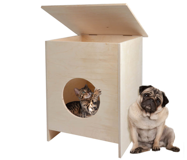 Katzenhöhle Tierhaus Katzen Schlafhöhle 42x42x50 cm