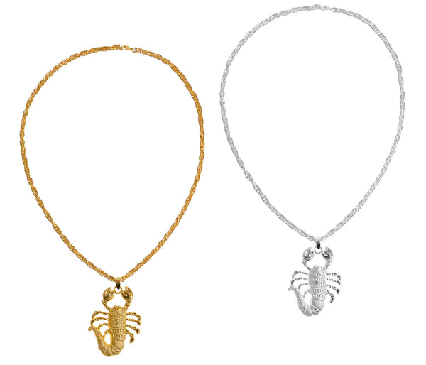 Stylische Hip Hop Rapper Kette in Gold und Silber