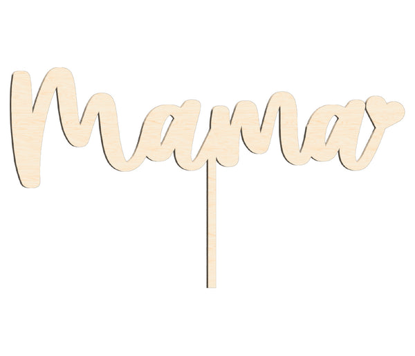 Cake Topper Mama Individuelles Geschenk für Mama Muttertag Geschenkidee