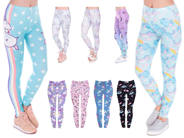 Einhorn Leggings Gym Sport