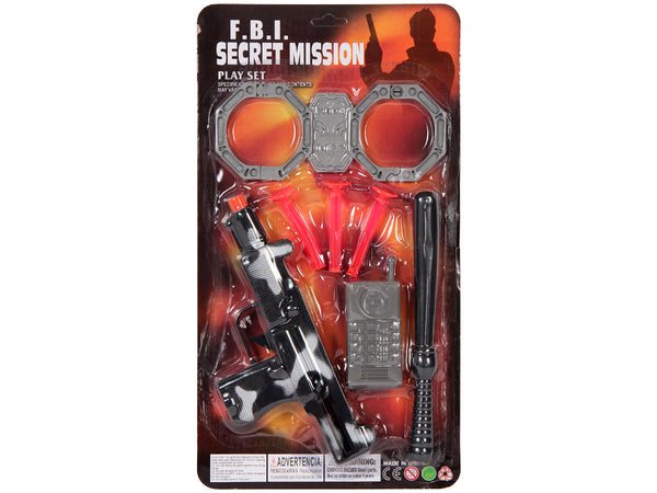 Geheimagent FBI Spielzeug Set 4-teilig