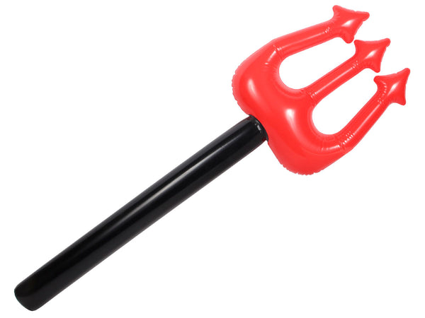 Teufels Dreizack Aufblasbar 90 cm schwarz rot