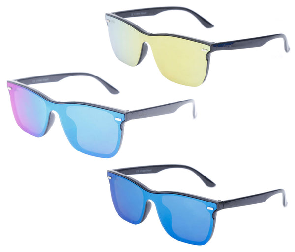 LOOX Ocean Sonnenbrille Gelb, Blau, Pink UV400 Fahrerbrille Sportbrille Herren