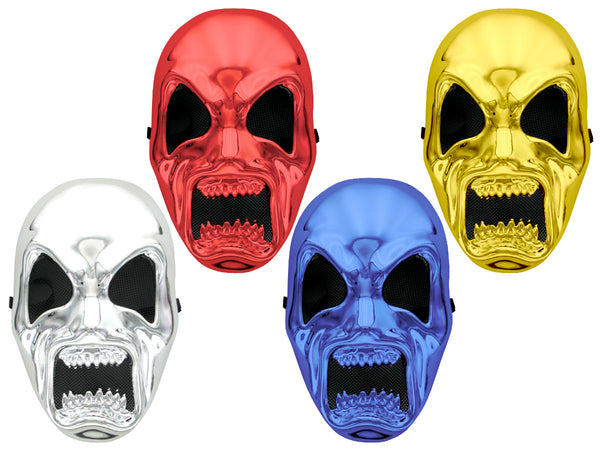 Maske Gruselmaske Halloweenmaske verschiedene Farben