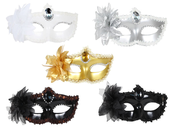 Venezianische Maske Karneval verschiedene Farben