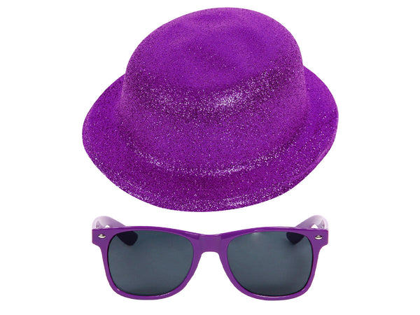 Glitzerhut Flacher Glitzer Melonenhut