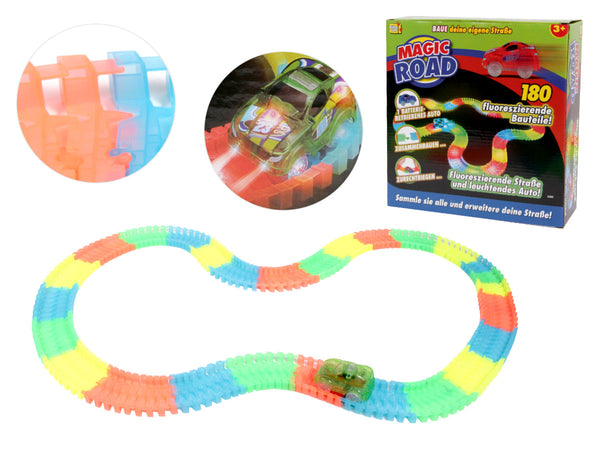 Magic Road Leuchtende Autorennbahn