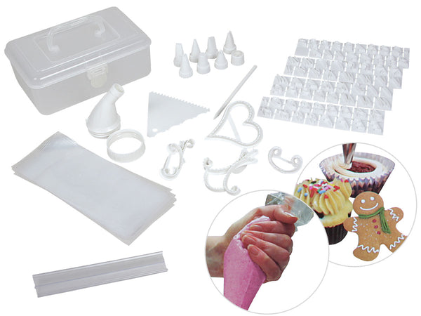 Spritzbeutelset Spritztüllen Adapter Kunststoff