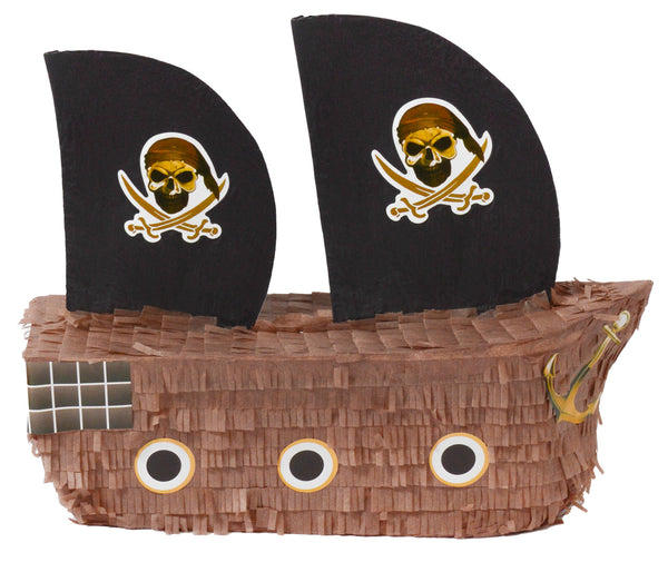 Piratenschiff Pinata für JGA, Geburtstag Seefest befüllbar