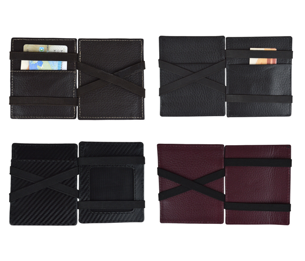 Slim Wallet Set mit Münzfach Portemonnaie Portmonee RFID Kreditkarten Etui Kleine Geldbörse