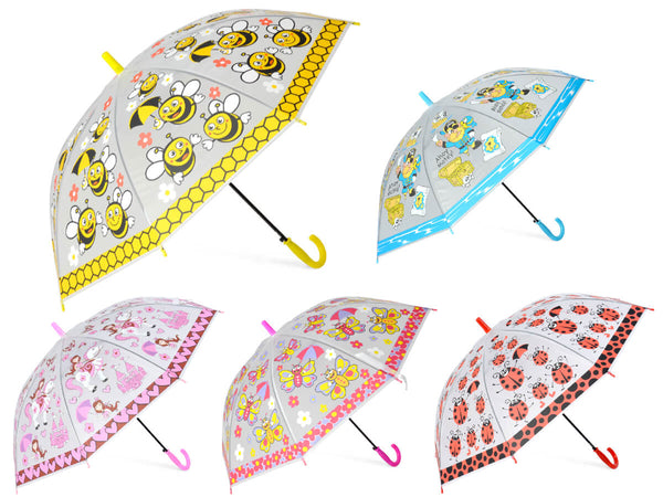 Regenschirm Kinder Biene Einhorn