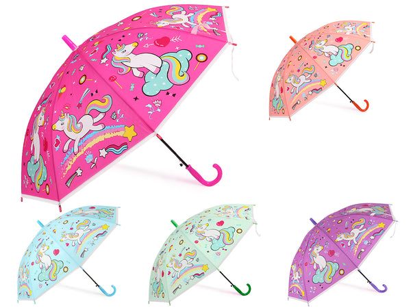 Einhorn Mädchen Kinder Regenschirm