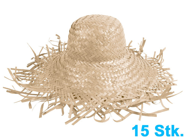 15 Stück Sombrero in weiß SH-21