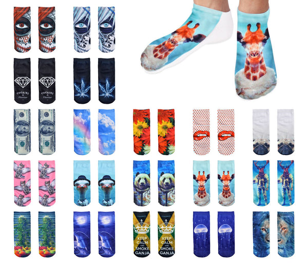 Alsino Socken mit lustigen Mustern für Kinder und Erwachsene.