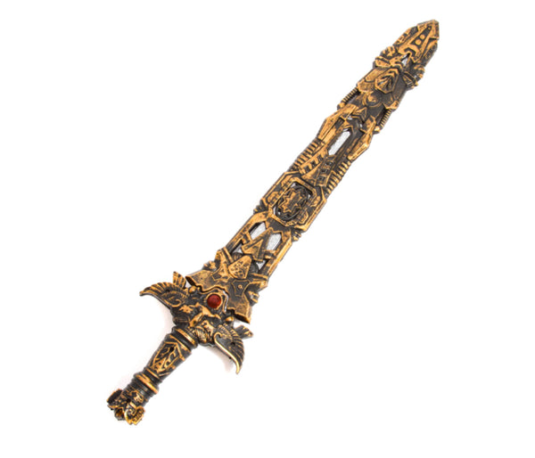 Ritterschwert mit Schwertscheide aus Plastik für Kinder & Erwachsene