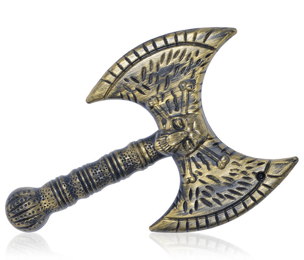 Wikinger Doppelaxt Fasching Karneval