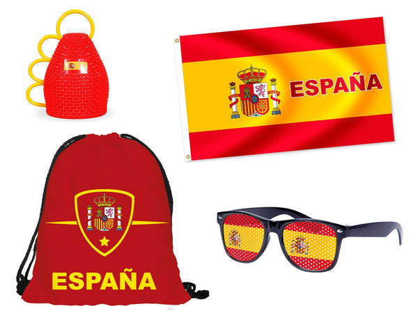 4 tlg. Fanpaket Spanien