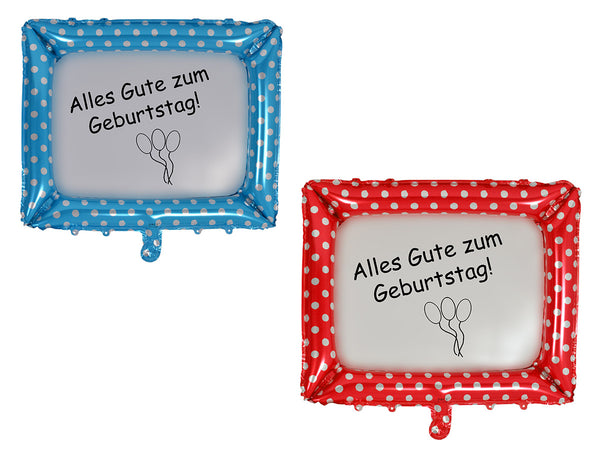 Folienballon Bilderrahmen Photo Booth