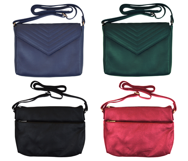 Handtasche für Damen, Mode Taschen verschiedene Farben -  26 cm x 17 cm Geschenk Reise Umhängetasche Henkeltasche Kunstledertasche