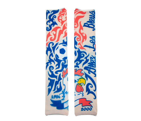 Tattoo Ärmel Frankreich Fanset Fanaccessoire EM Fußball