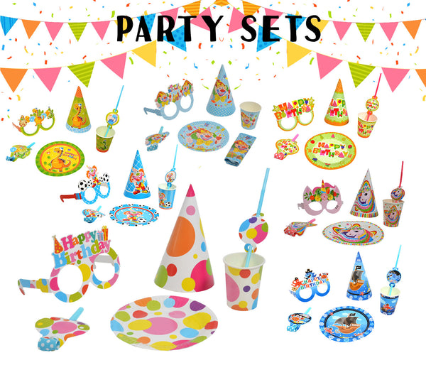 Kinder Geburtstag Tischdeko Partygeschirr Sets in verschiedenen Varianten Party Happy Birthday Kinder Geburtstage Geschirr