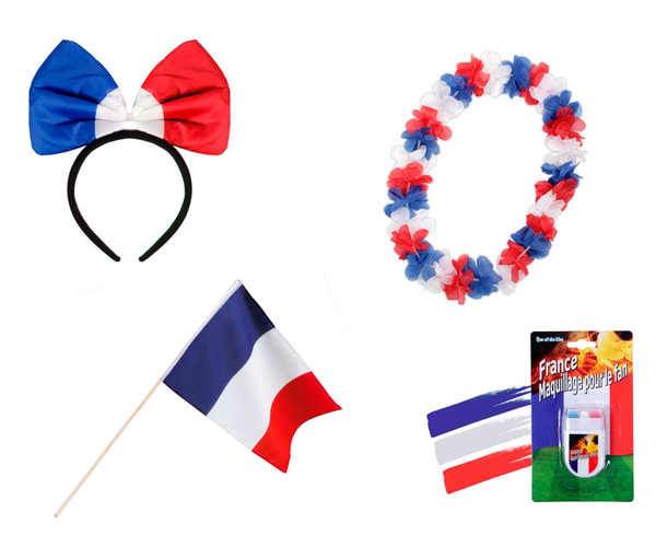 Frankreich Public Viewing Fanpaket 4-teilig